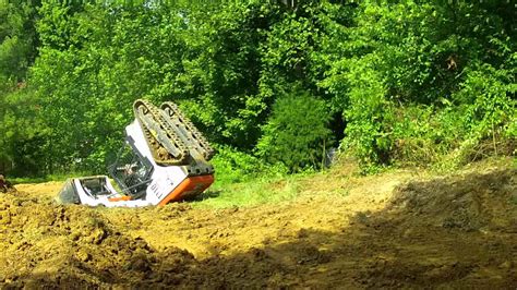 bobcat tipping slope